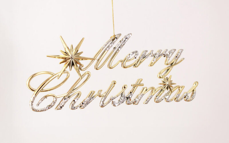 Merry Christmas Ornament
