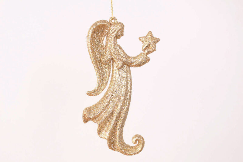 Angel Holding Star Ornament