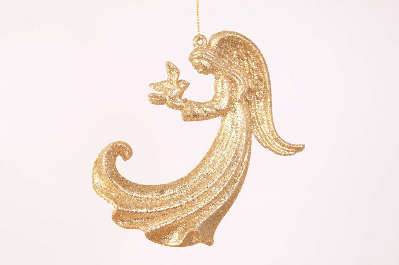 Angel Holding Dove Ornament