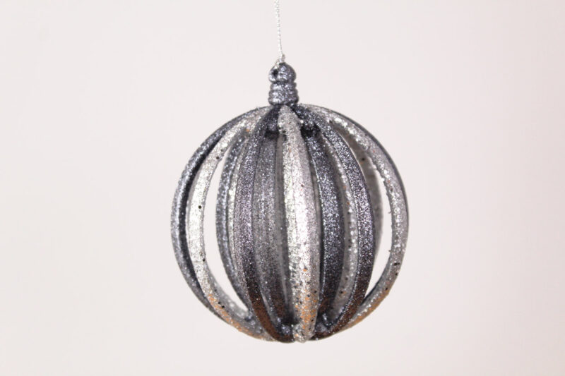Striped Hollow Ball Ornament