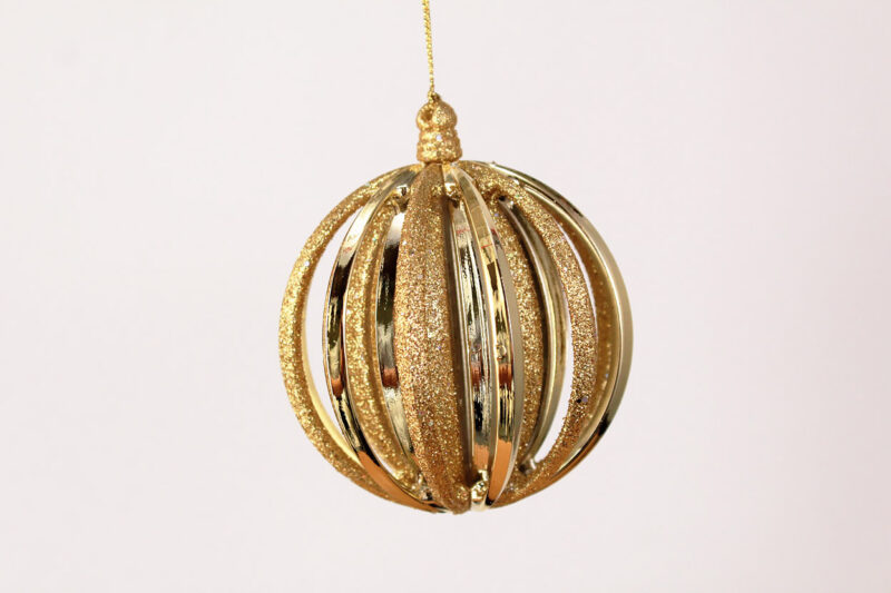 Striped Hollow Ball Ornament