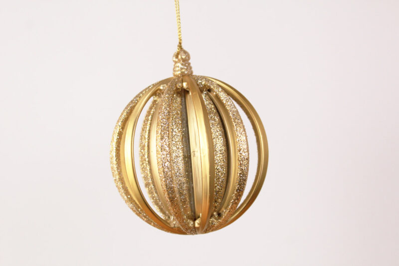 Striped Hollow Ball Ornament
