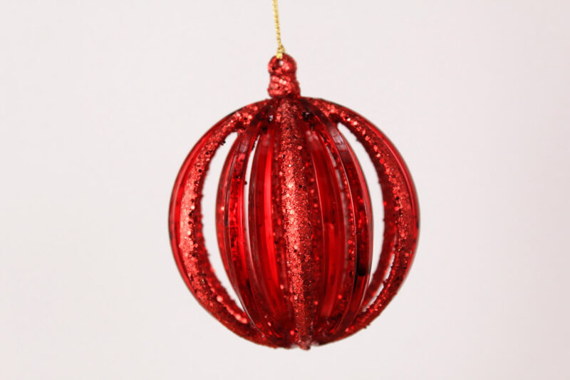 Striped Hollow Ball Ornament