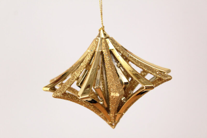 Striped Hollow Finial Ornament