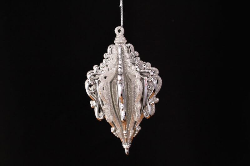 Vintage Striped Finial Ornament