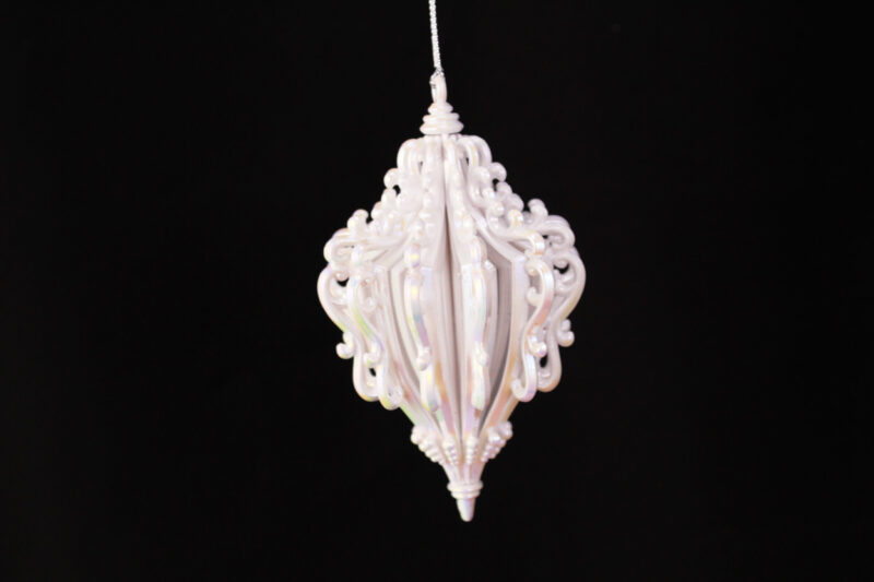 Vintage Striped Finial Ornament