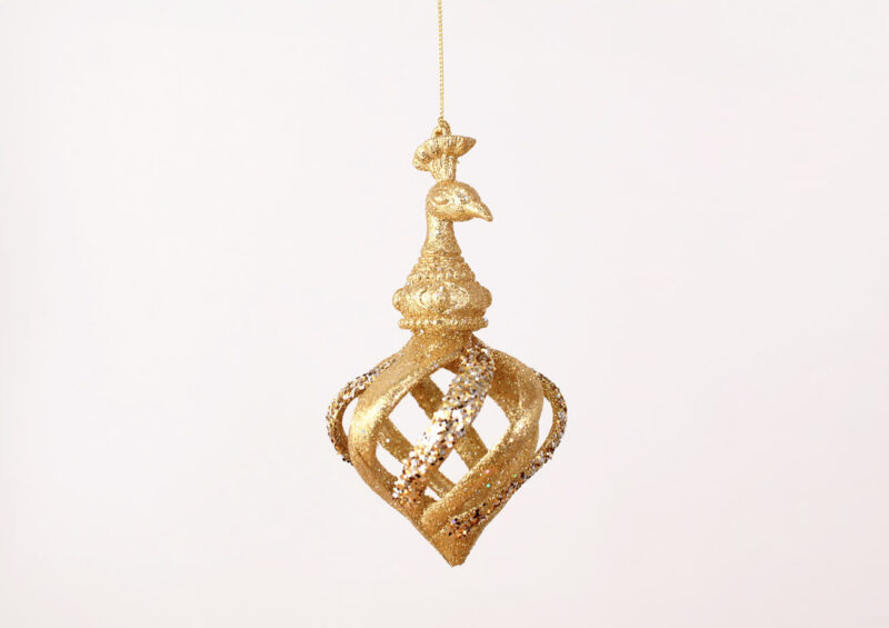 Peacock Finial Ornament