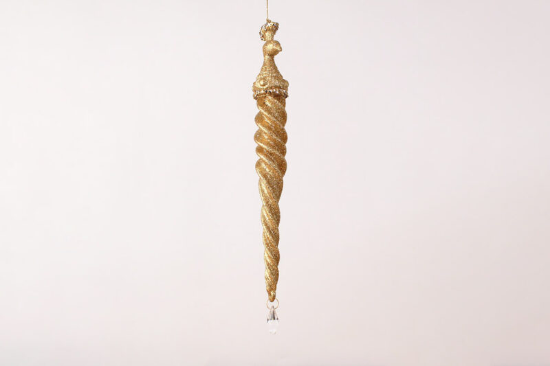 Peacock Icicle Ornament
