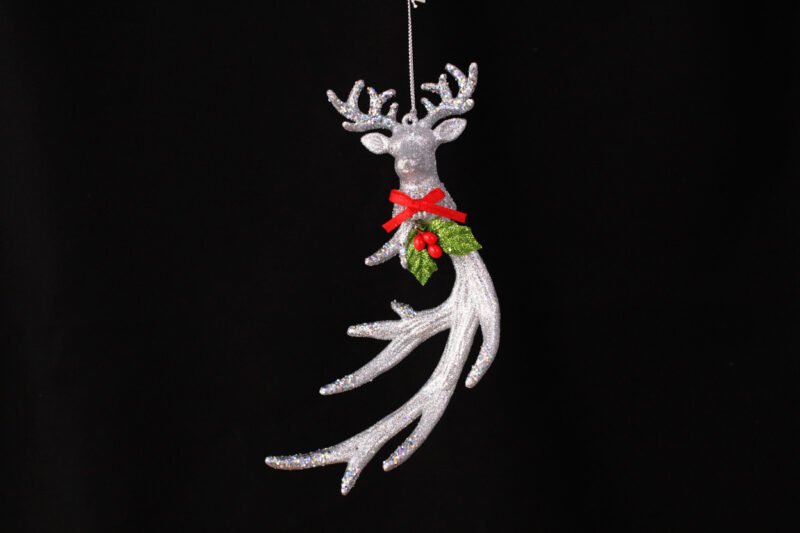 Large Antler Deer Ornament