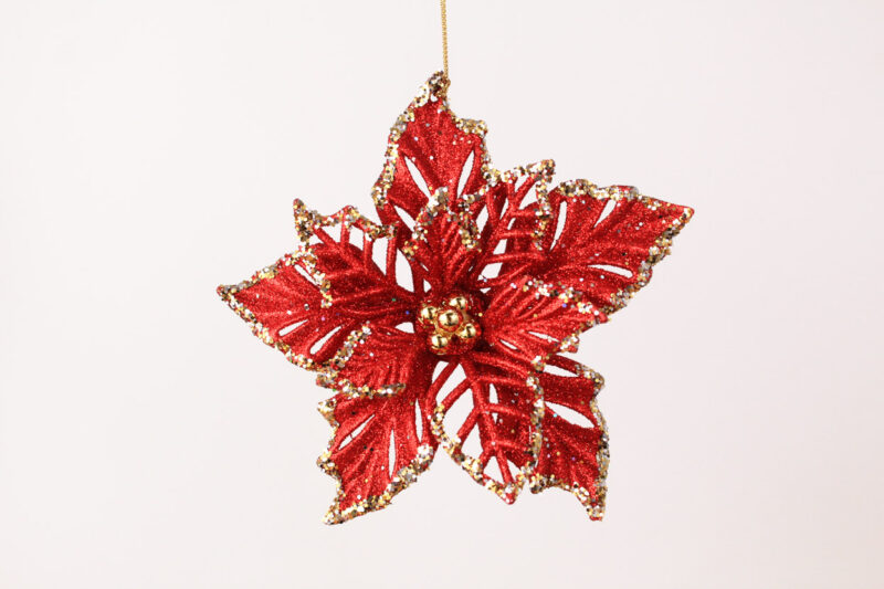 Poinsettia Ornament