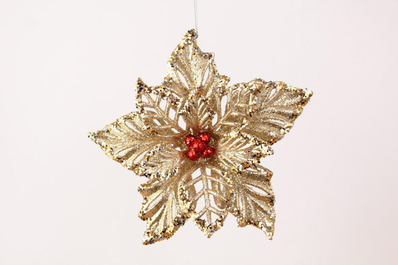 Poinsettia Ornament