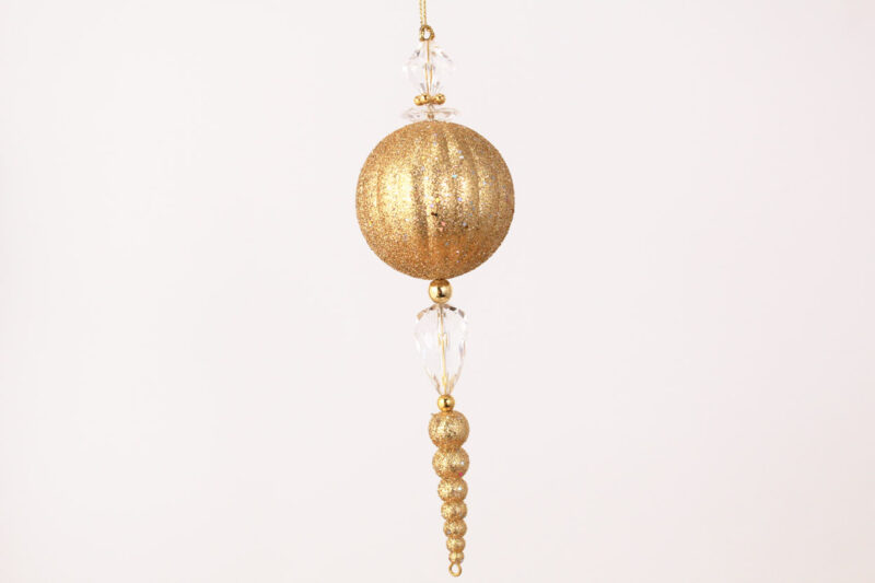 Ball And Beaded Finial Ornament