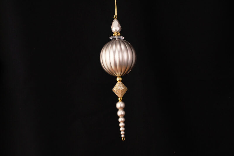 Ball And Beaded Finial Ornament