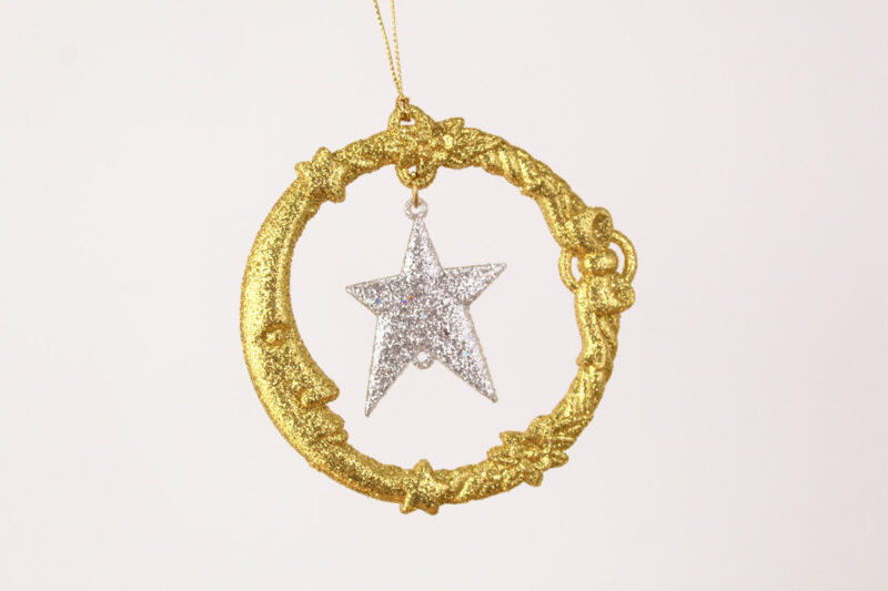 Moon Ring And Star Ornament