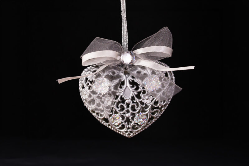 Flower Heart Ornament