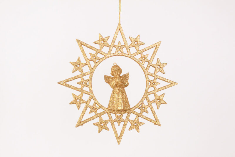 Angel In Wreath Ornament