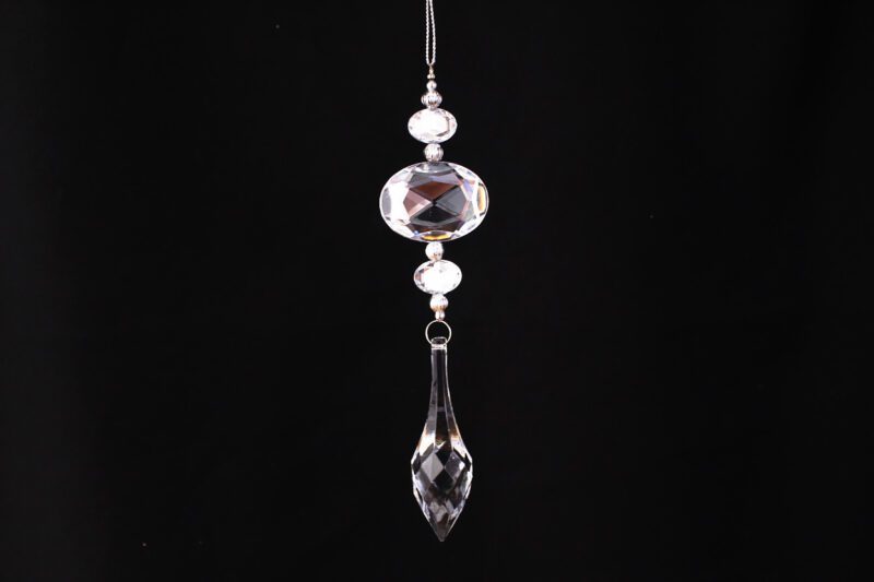Acrylic Crystal Drop Hanging Ornament