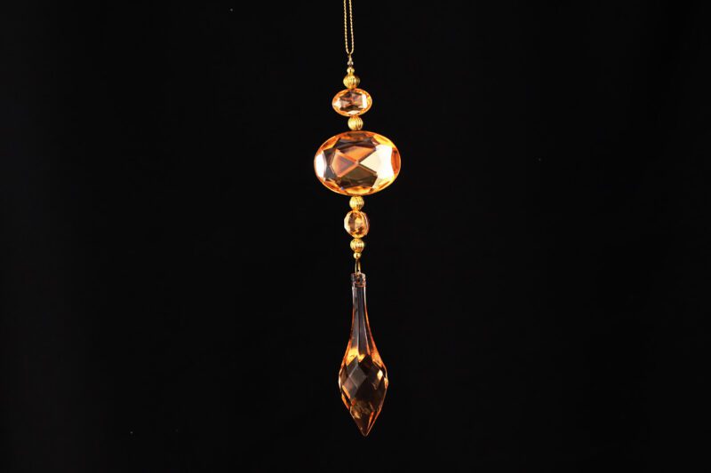 Acrylic Crystal Drop Hanging Ornament