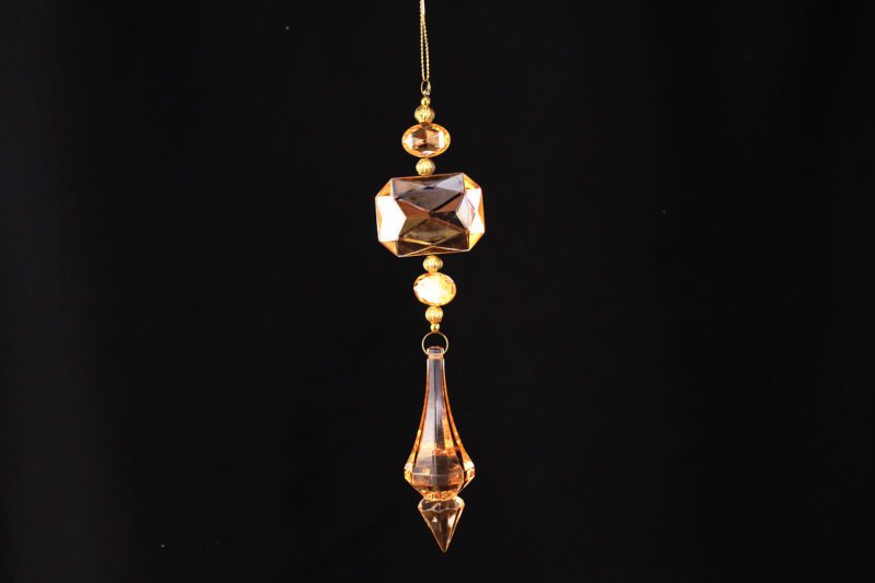 Acrylic Crystal Drop Hanging Ornament