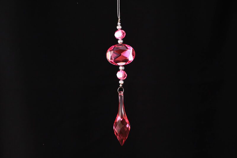 Acrylic Crystal Drop Hanging Ornament