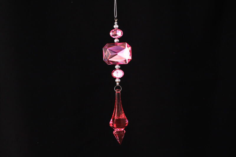 Acrylic Crystal Drop Hanging Ornament