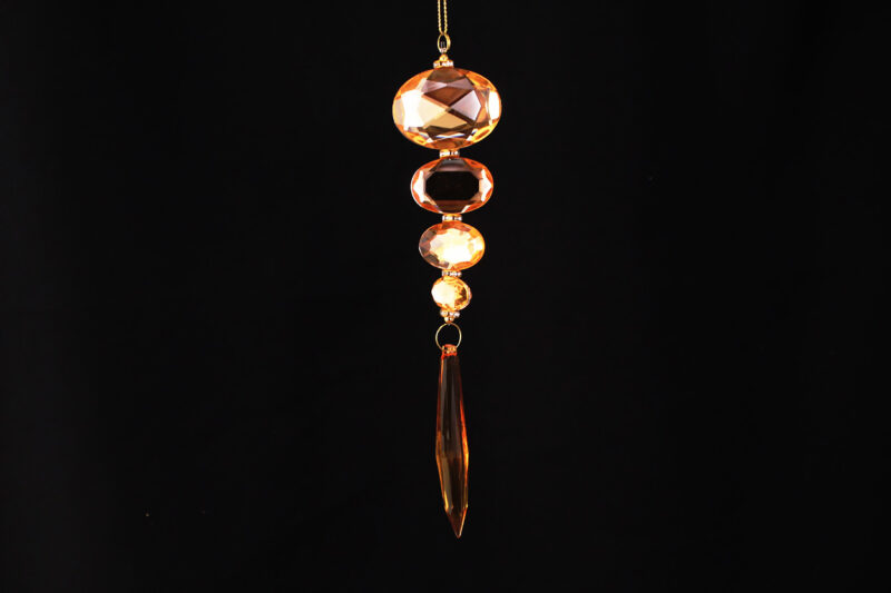 Acrylic Crystal Drop Hanging Ornament