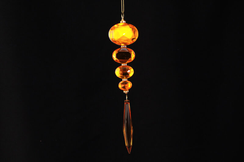 Acrylic Crystal Drop Hanging Ornament