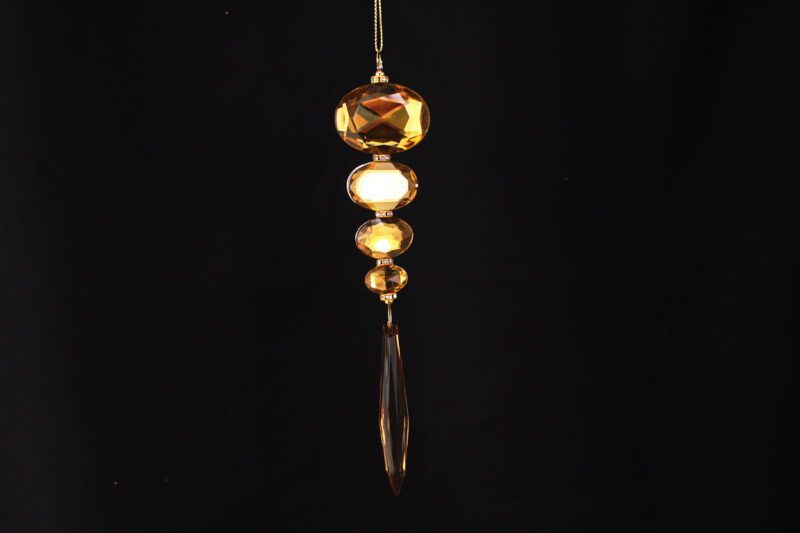 Acrylic Crystal Drop Hanging Ornament