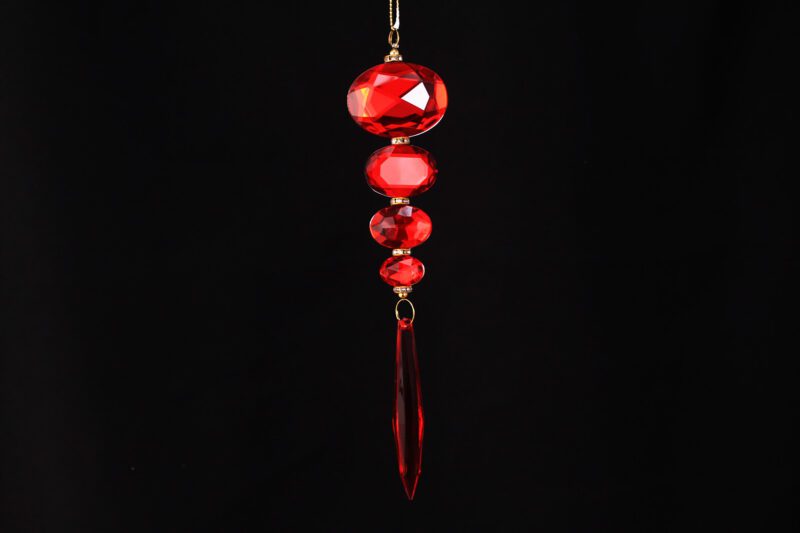 Acrylic Crystal Drop Hanging Ornament