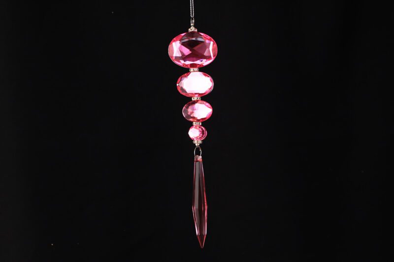 Acrylic Crystal Drop Hanging Ornament