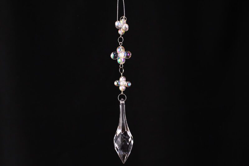 Acrylic Crystal Drop Hanging Ornament