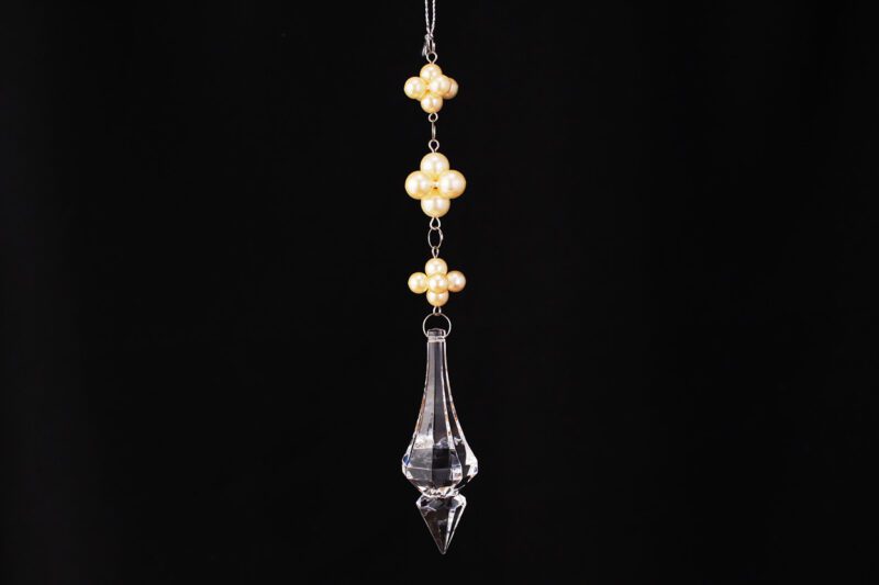 Acrylic Crystal Drop Hanging Ornament