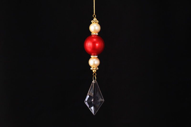 Acrylic Crystal Drop Hanging Ornament
