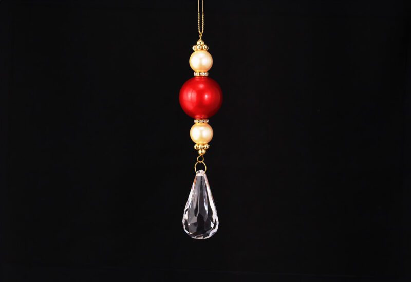 Acrylic Crystal Drop Hanging Ornament