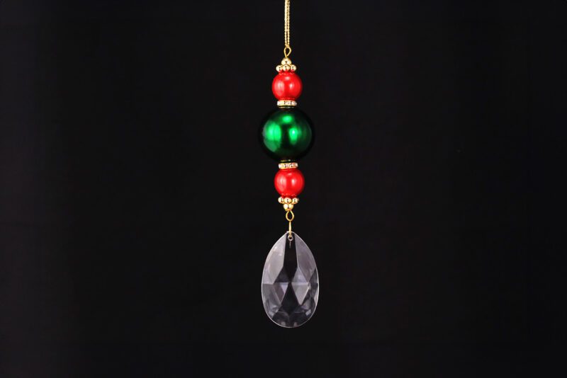 Acrylic Crystal Drop Hanging Ornament