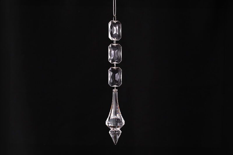Acrylic Crystal Drop Hanging Ornament