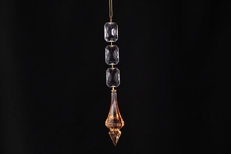 Acrylic Crystal Drop Hanging Ornament