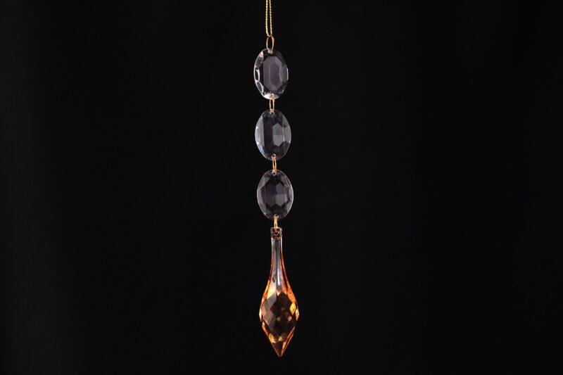 Acrylic Crystal Drop Hanging Ornament