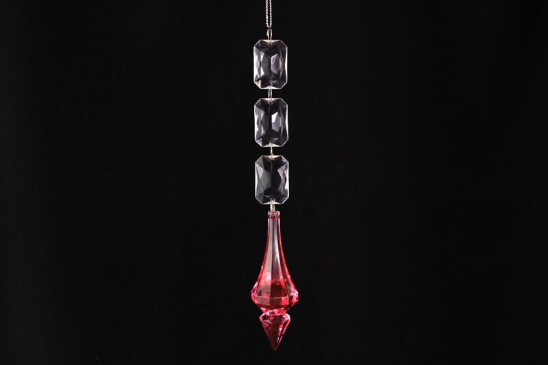 Acrylic Crystal Drop Hanging Ornament