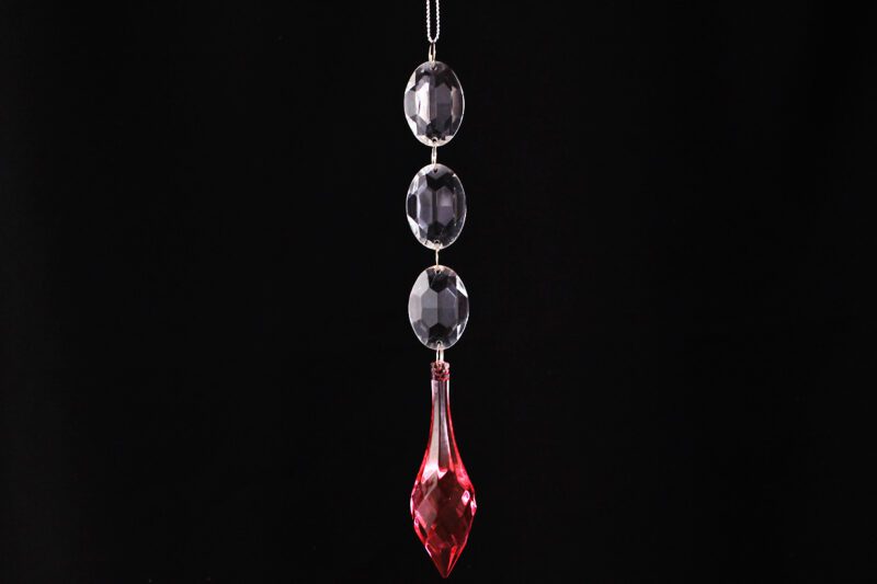 Acrylic Crystal Drop Hanging Ornament