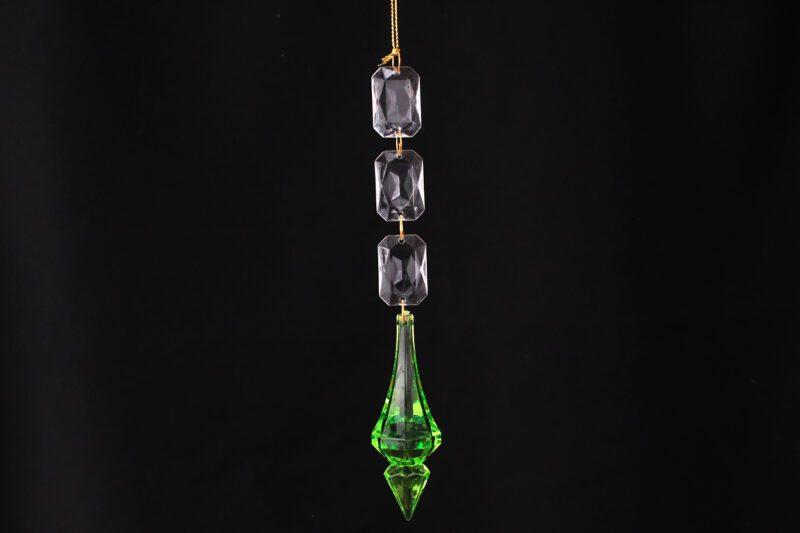 Acrylic Crystal Drop Hanging Ornament