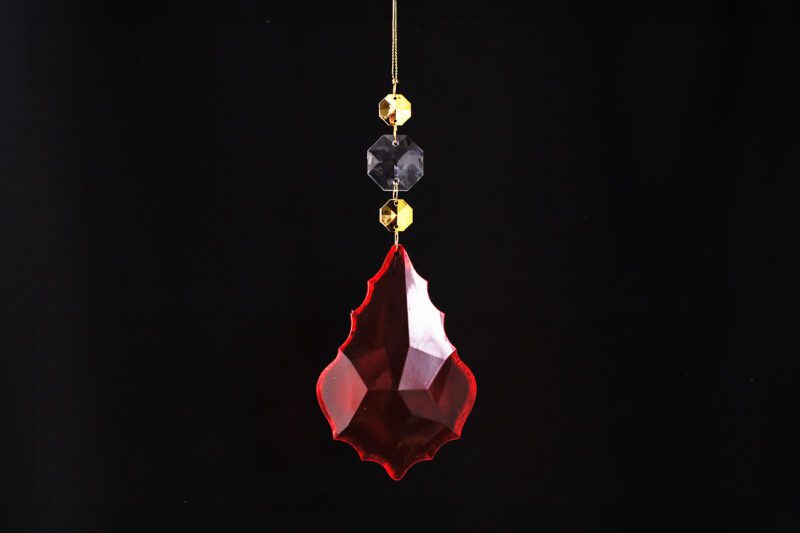 Acrylic Crystal Drop Hanging Ornament