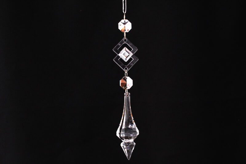 Acrylic Crystal Drop Hanging Ornament