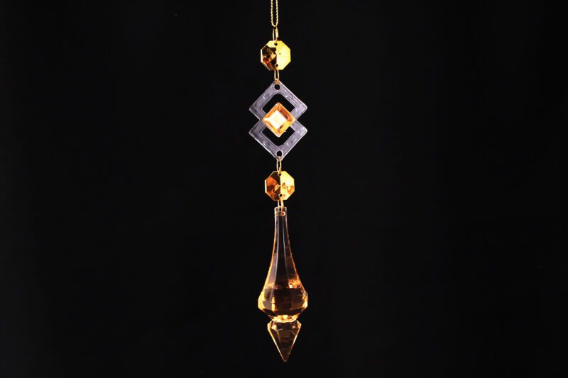 Acrylic Crystal Drop Hanging Ornament