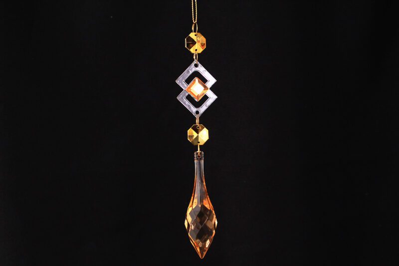 Acrylic Crystal Drop Hanging Ornament