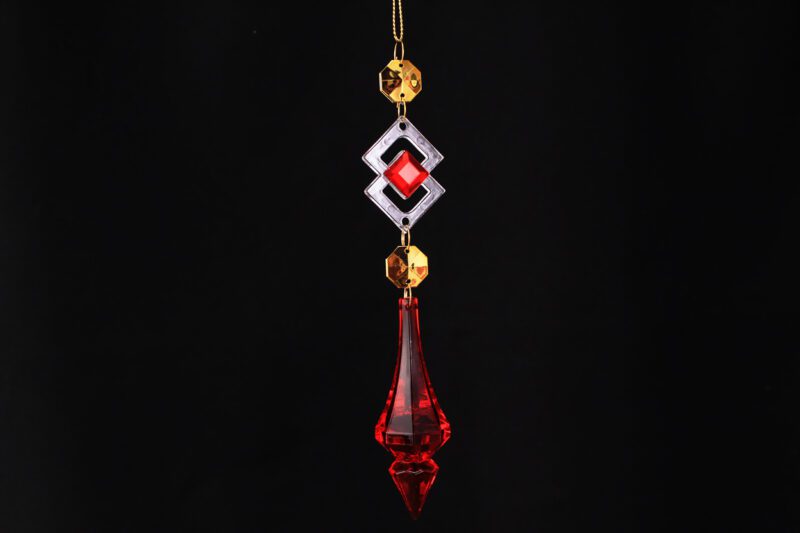 Acrylic Crystal Drop Hanging Ornament