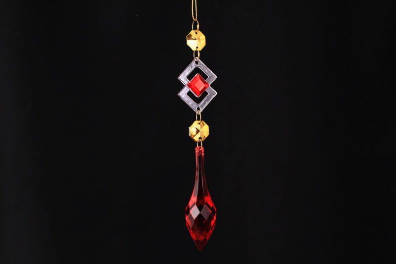 Acrylic Crystal Drop Hanging Ornament