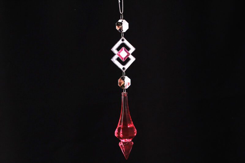 Acrylic Crystal Drop Hanging Ornament