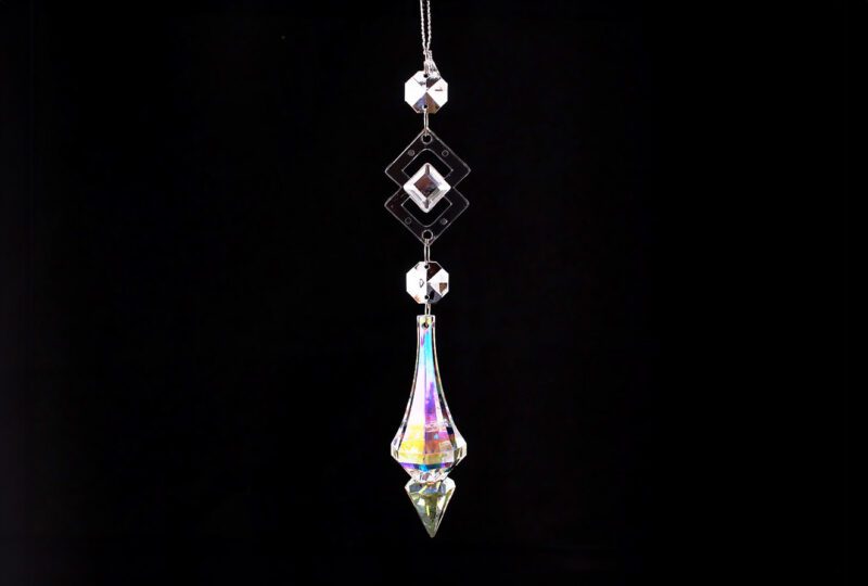 Acrylic Crystal Drop Hanging Ornament