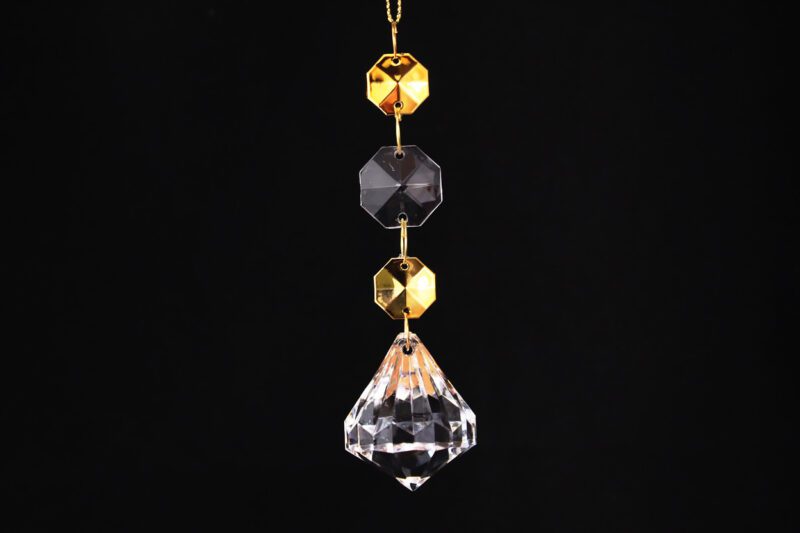 Acrylic Crystal Drop Hanging Ornament